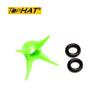 TopHat - Arrow Stopper 6er Pack 5,0 - 6,5 mm goldgelb