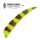 Trueflight Feathers - 4" Shield RW barred chartreuse