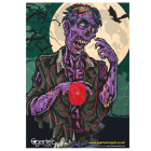 Egertec - Spiel Scheibenauflage Halloween Faces Zombie