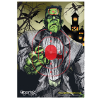 Egertec - Spiel Scheibenauflage Halloween Faces Frankenstein