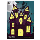 Egertec - Spiel Scheibenauflage Halloween Faces Haunted...