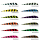 Trueflight Feathers - 4" Parabolic RW barred green