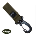 Mil-Tec - Gürtelschlaufe 70mm mit Karabiner...