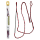 Flex - Sehne B50 Flämisch Spleiss Recurve 66" schwarz - rot 12