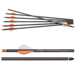 Center Point Archery - Armbrust Bolzen CP400 Select Carbon 6Stück