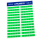 CrossX - Pfeilnummern Wrap fl. gelb