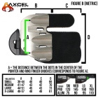 Axcel - Tab Contour Alu Brady Ellison Signature Series RH M schwarz