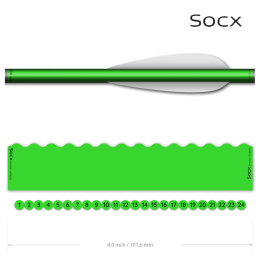 Socx - Wraps Max Flour Color 5,5 mm grün