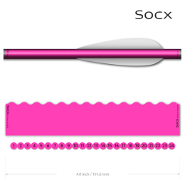 Socx - Wraps Max Flour Color 5,5 mm pink