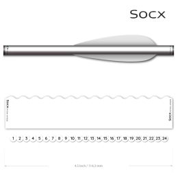 Socx - Wraps Max Regular Color 8 mm weiß