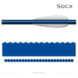 Socx - Wraps Max Regular Color 8 mm blau
