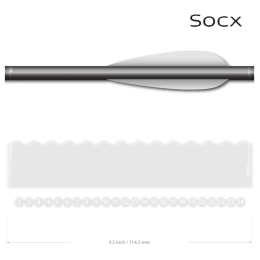 Socx - Wraps Max Regular Color 8 mm klar