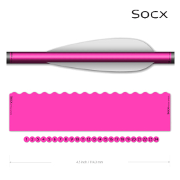 Socx - Wraps Max Flour Color 8 mm fl. pink