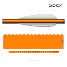 Socx - Wraps Max Flour Color 10,3 mm fl. orange