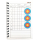 Decut - Score Book Target blau