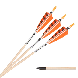 Buck Trail - Holzpfeile Deluxe 5/16 - 40lbs - 29"