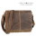 GREENBURRY - Umhängetasche Leder 35x27cm "Vintage" antikbraun