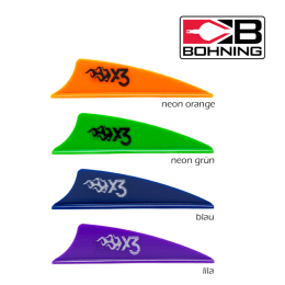 Bohning - Vane X3 1.75" neon grün