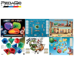 Pedago - Scheibenauflagen Videogames (5 x 6 Motive)