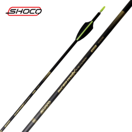 Shocq - Pfeil Inceptor X, Kunststoffbefiederung (lose Spitze) 6Stück 400