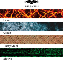 Draven Archery - Wraps Modern L-S L Ocean