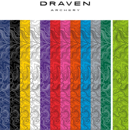 Draven Archery - Wraps Modern S-Z M Topography White