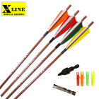 X-Line - Komplettpfeil Woodmaster (6 St.)