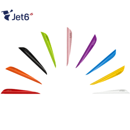 Jet6 Archery Vanes - Jet6 Vane Ghost 2.5" 50 Stück