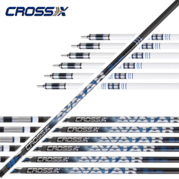 CrossX - Avatar Cube Schaft mit Cresting 6 Stück