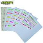 HHA Sports - Aufkleber Entfernungsskala Optimizer Speed Dial